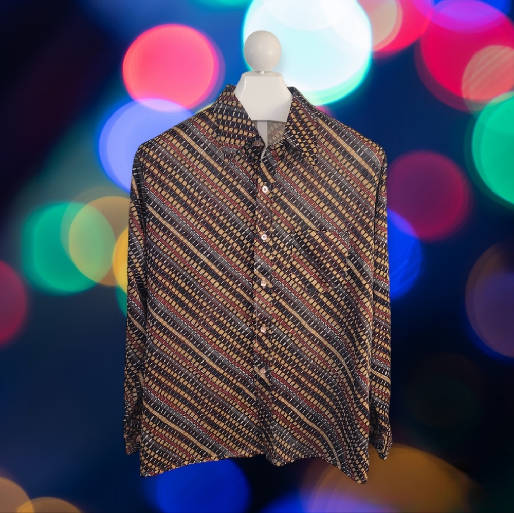 Vintage 70s Button Down Shirt